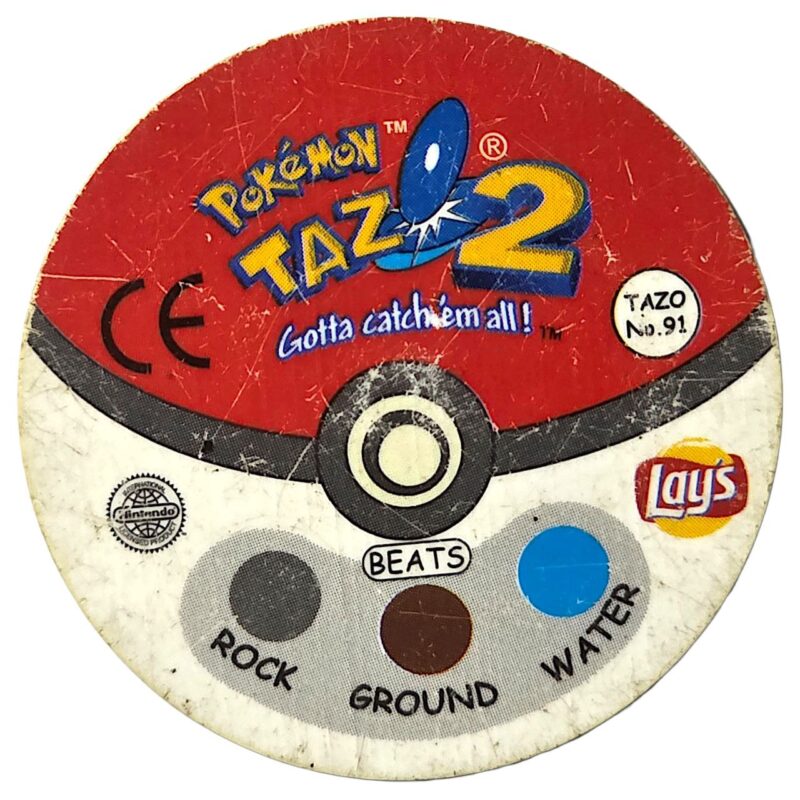 Tazo 2, #91 (#103 Exeggutor), English version, 2001