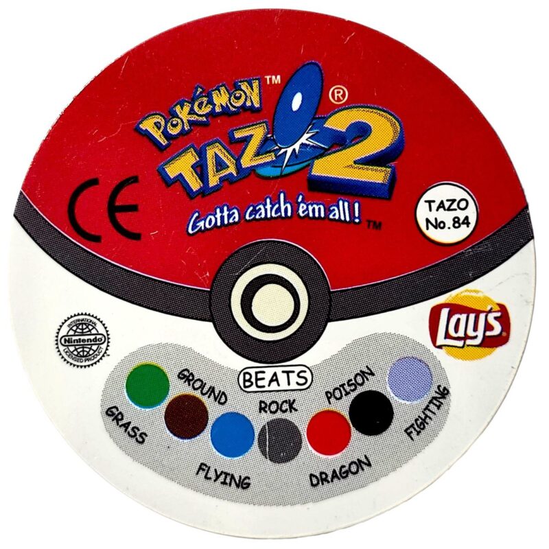 Tazo 2, #84 (#124 Jynx), English version, 2001