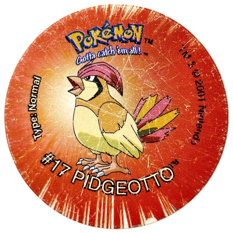 Tazo 2, #81 (#17 Pidgeotto), English version, 2001