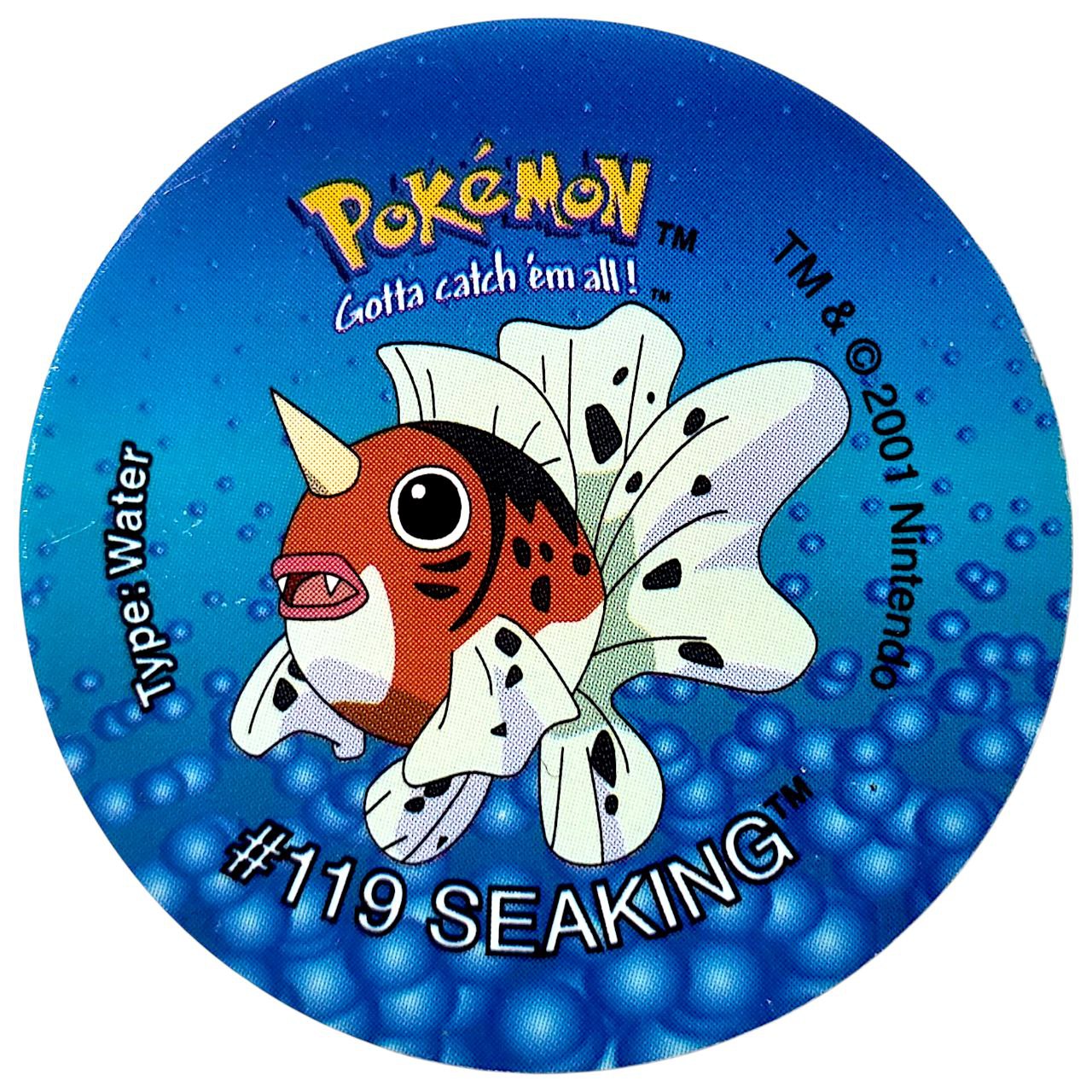 Tazo 2, #80 (#119 Seaking), English version, 2001