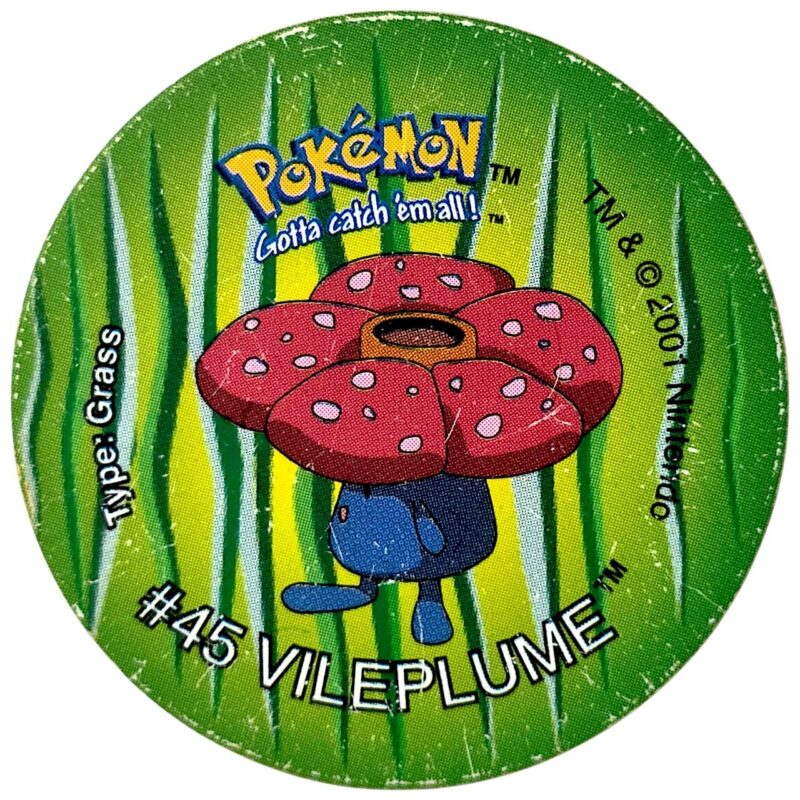 Tazo 2, #99 (#45 Vileplume), English version, 2001