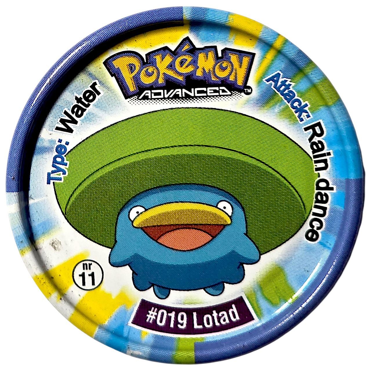 photo_5942712872297237704_y Metal Tazo Pokémon Advanced, #11 (#019 (#270) Lotad, #020 (#271) Lombre), Latvia, Lithuania, Estonia, 2006