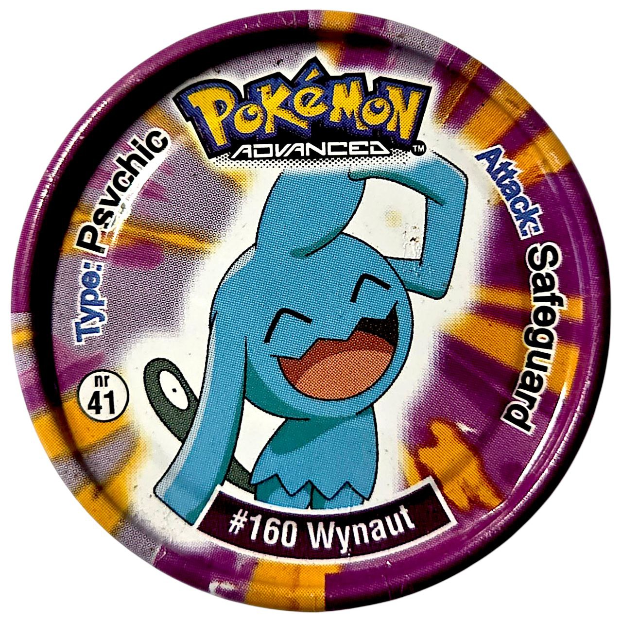 photo_5944964672110922605_y Metal Tazo Pokémon Advanced, #41 (#160 (#360) Wynaut, #161 (#202) Wobbuffet), Latvia, Lithuania, Estonia, 2006