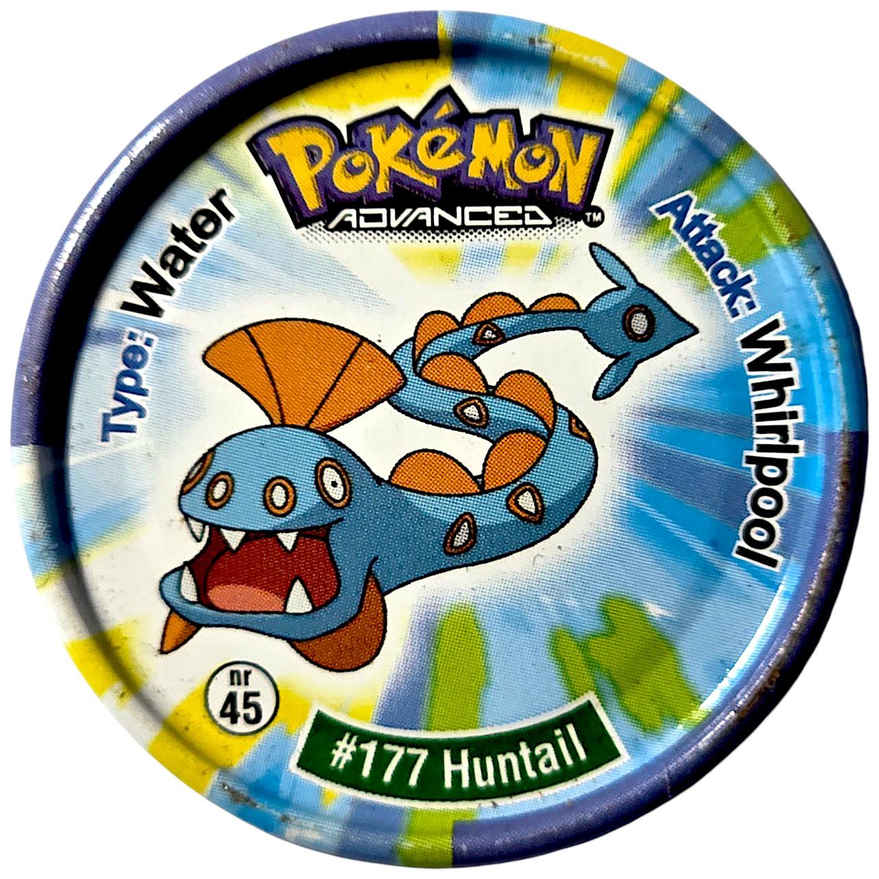 photo_5944964672110922626_y Metal Tazo Pokémon Advanced, #45 (#177 (#367) Huntail, #178 (#368) Gorebyss), Latvia, Lithuania, Estonia, 2006