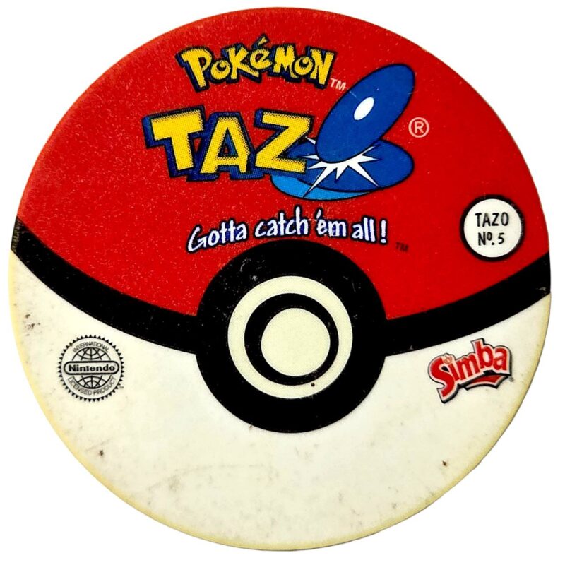 Tazo, #5 (#16 Pidgey), South Africa, 1998