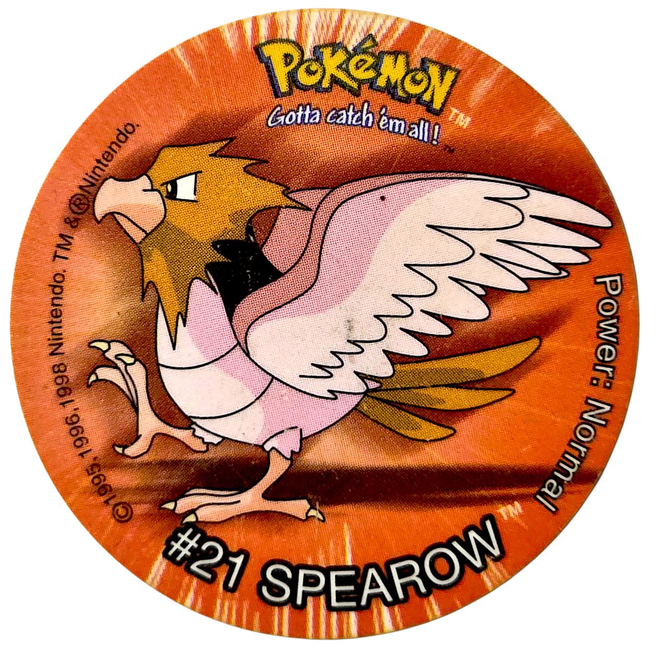 Tazo, #6 (#21 Spearow), South Africa, 1998