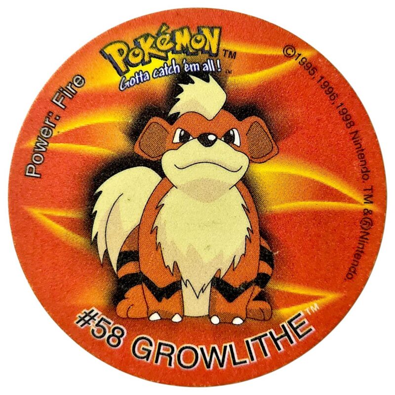 Tazo, #13 (#58 Growlithe), South Africa, 1998