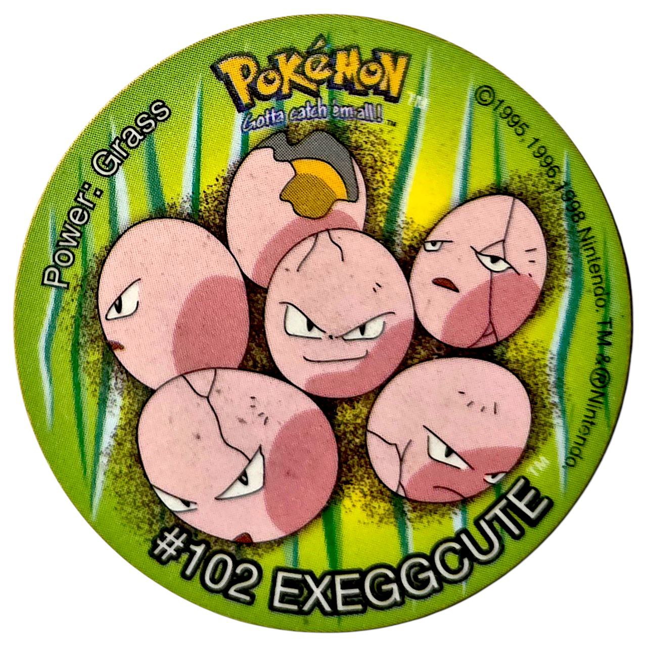 Tazo, #19 (#102 Exeggcute), South Africa, 1998