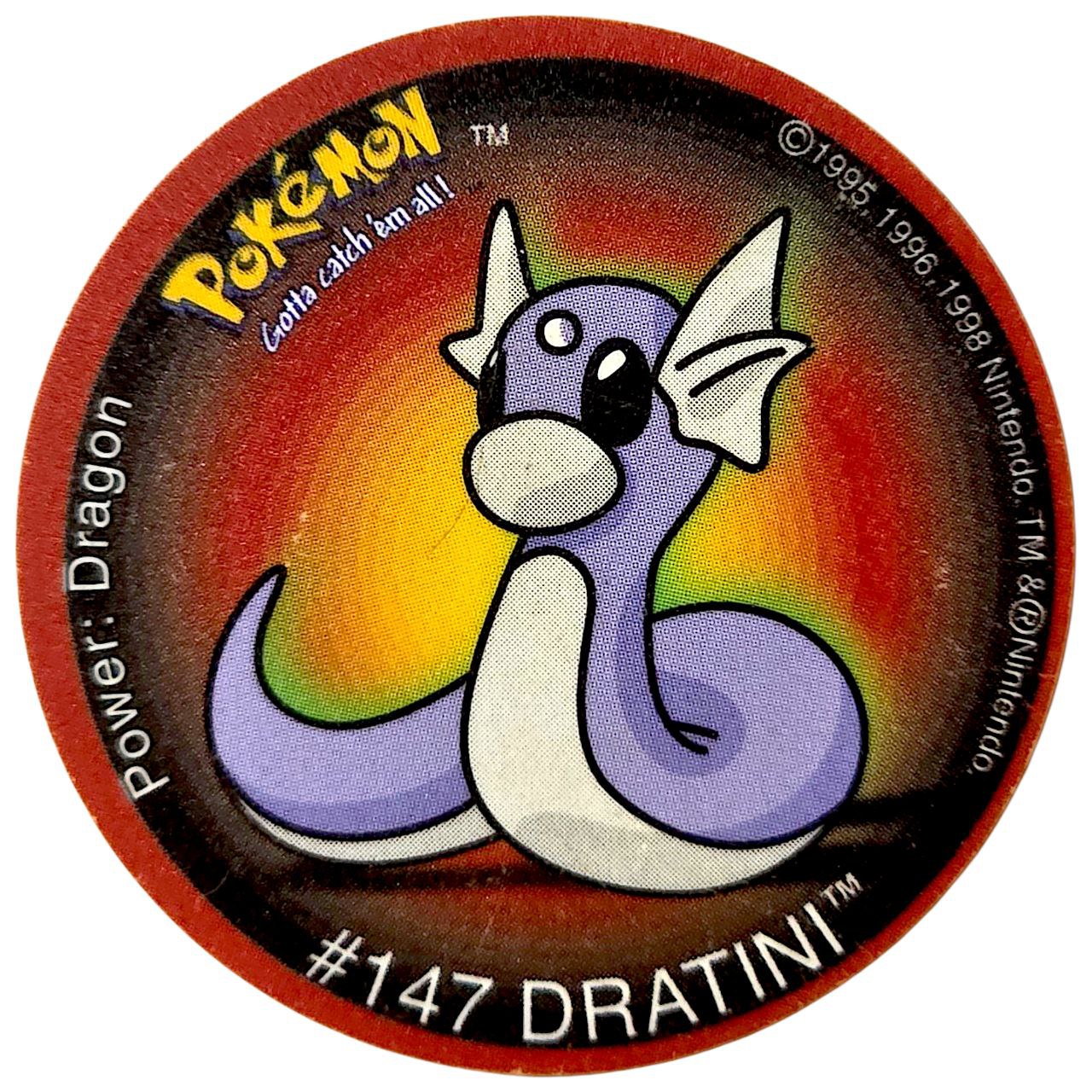 Tazo, #24 (#147 Dratini), South Africa, 1998