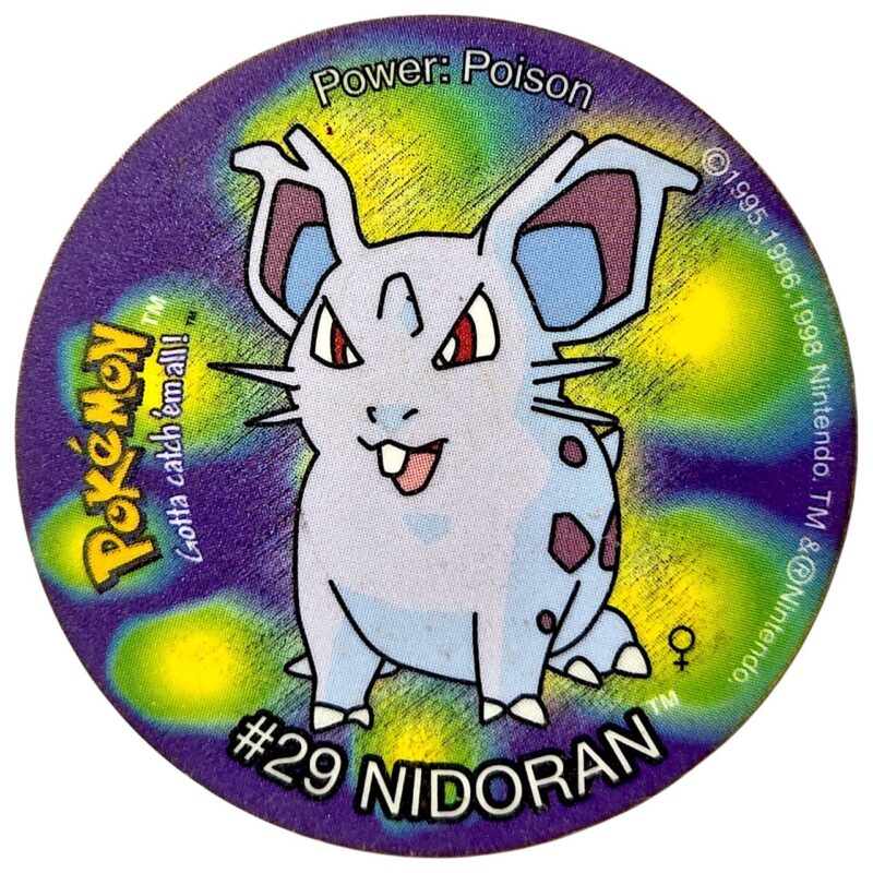 Tazo, #26 (#29 Nidoran), South Africa, 1998