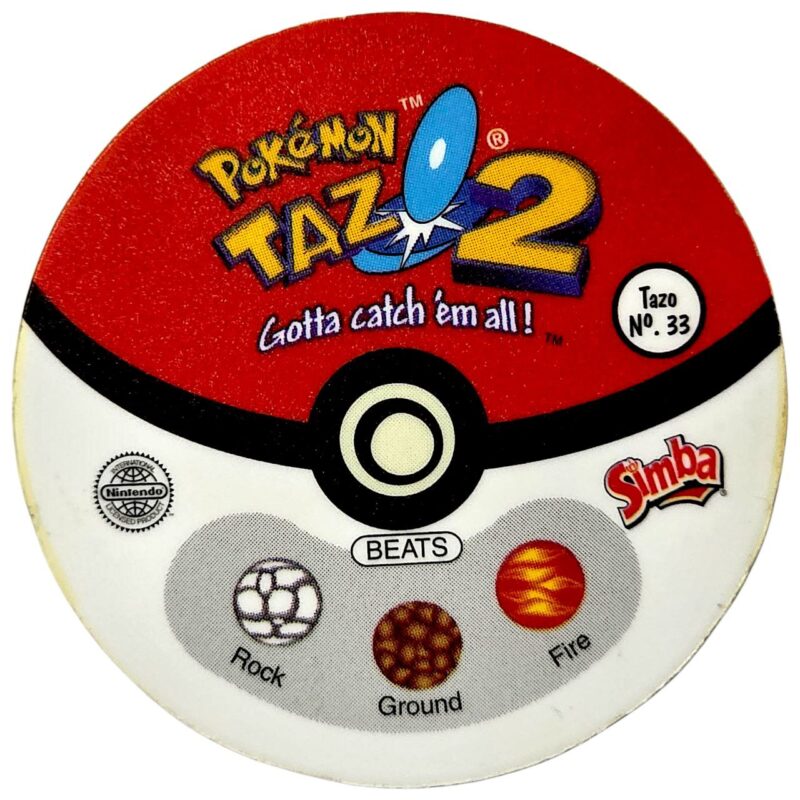 Tazo 2, #33 (#54 Psyduck), South Africa, 2000