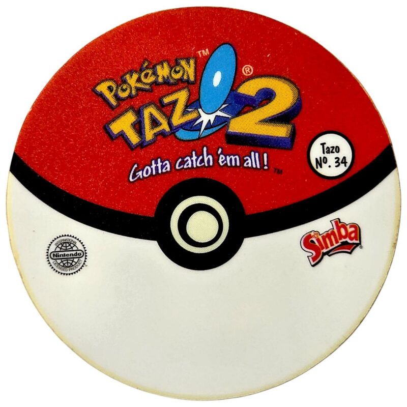 Tazo 2, #34 (#137 Porygon), South Africa, 2000