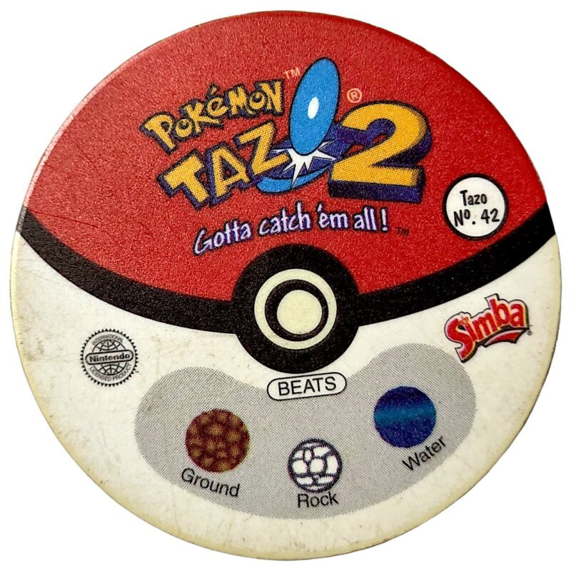 Tazo 2, #42 (#69 Bellsprout), South Africa, 2000