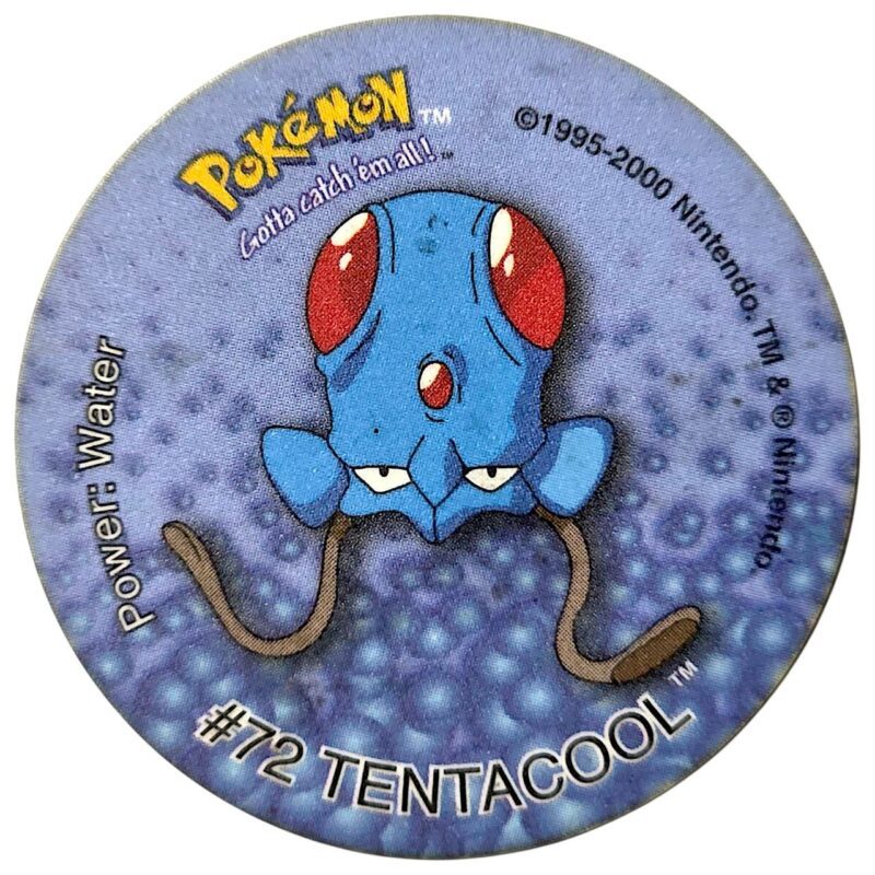 Tazo 2, #43 (#72 Tentacool), South Africa, 2000