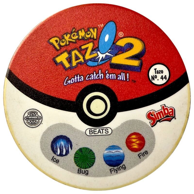 Tazo 2, #44 (#74 Geodude), South Africa, 2000