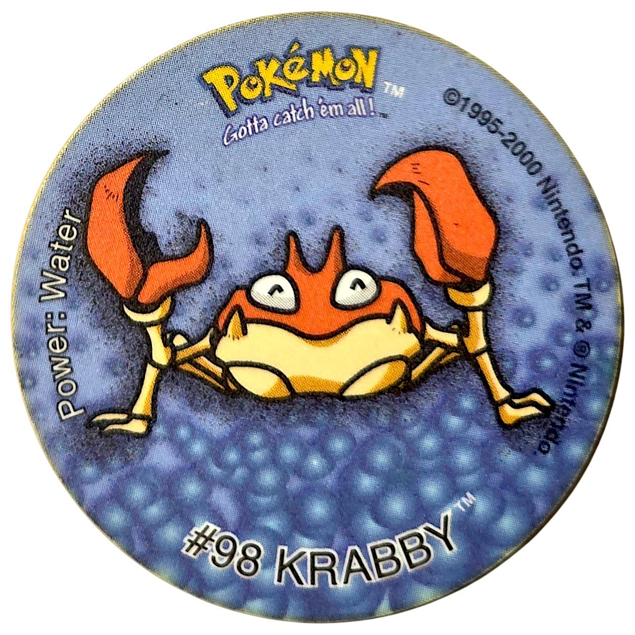 Tazo 2, #46 (#98 Krabby), South Africa, 2000