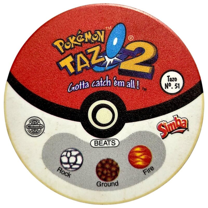 Tazo 2, #51 (#120 Staryu), South Africa, 2000