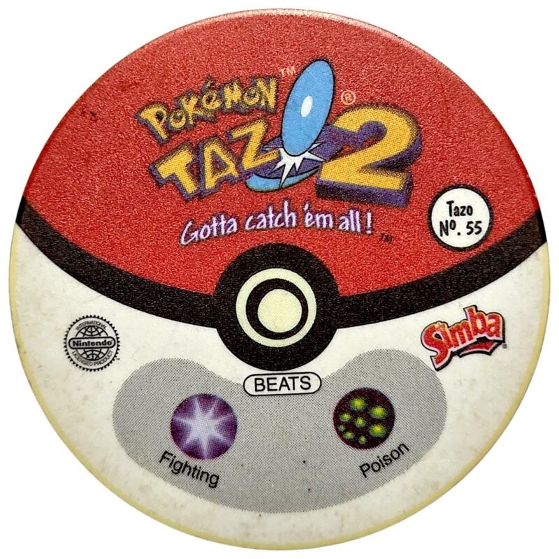 Tazo 2, #55 (#150 Mewtwo), South Africa, 2000