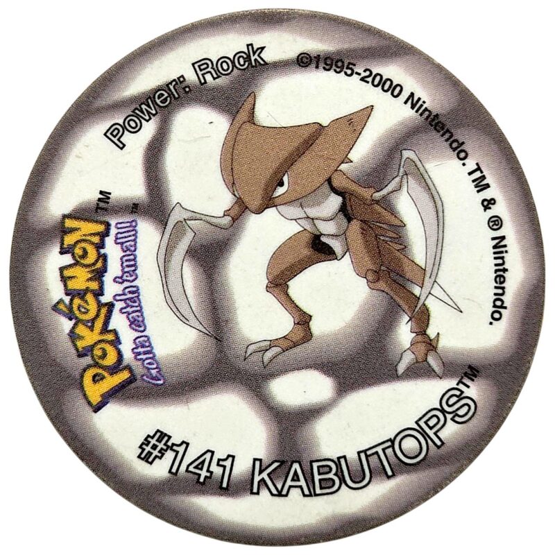 Tazo 2, #58 (#141 Kabutops), South Africa, 2000