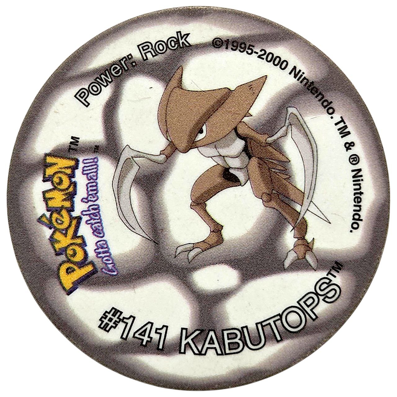 Tazo 2, #58 (#141 Kabutops), South Africa, 2000