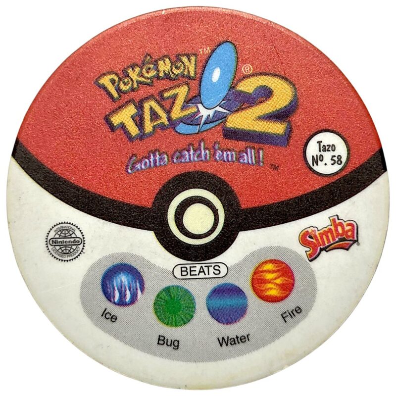 Tazo 2, #58 (#141 Kabutops), South Africa, 2000