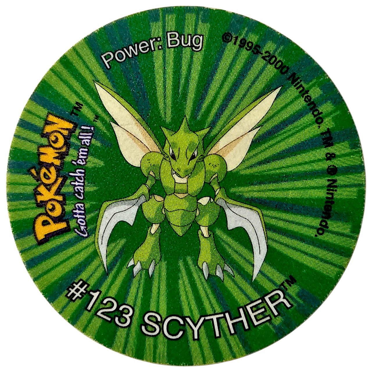 Tazo 2, #64 (#123 Scyther), South Africa, 2000