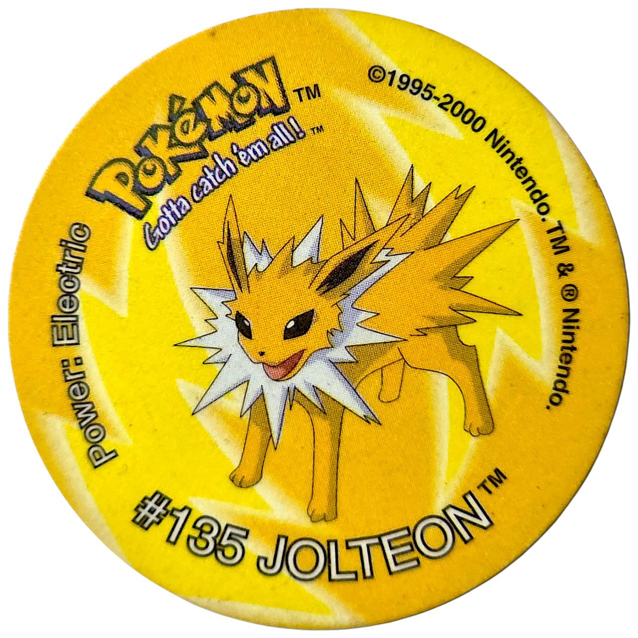Tazo 2, #60 (#135 Jolteon), South Africa, 2000