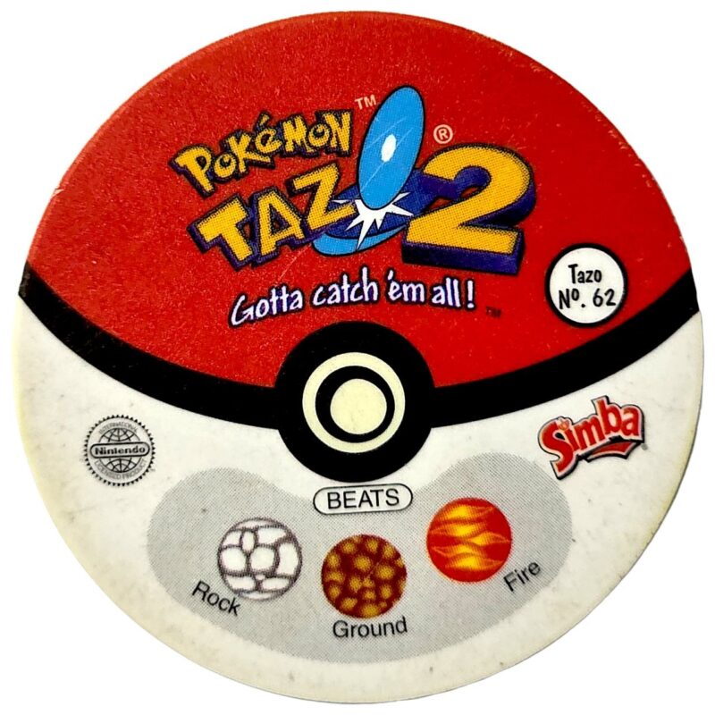 Tazo 2, #62 (#130 Gyarados), South Africa, 2000