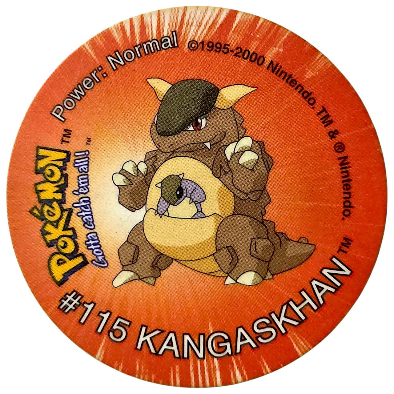 Tazo 2, #67 (#115 Kangaskhan), South Africa, 2000