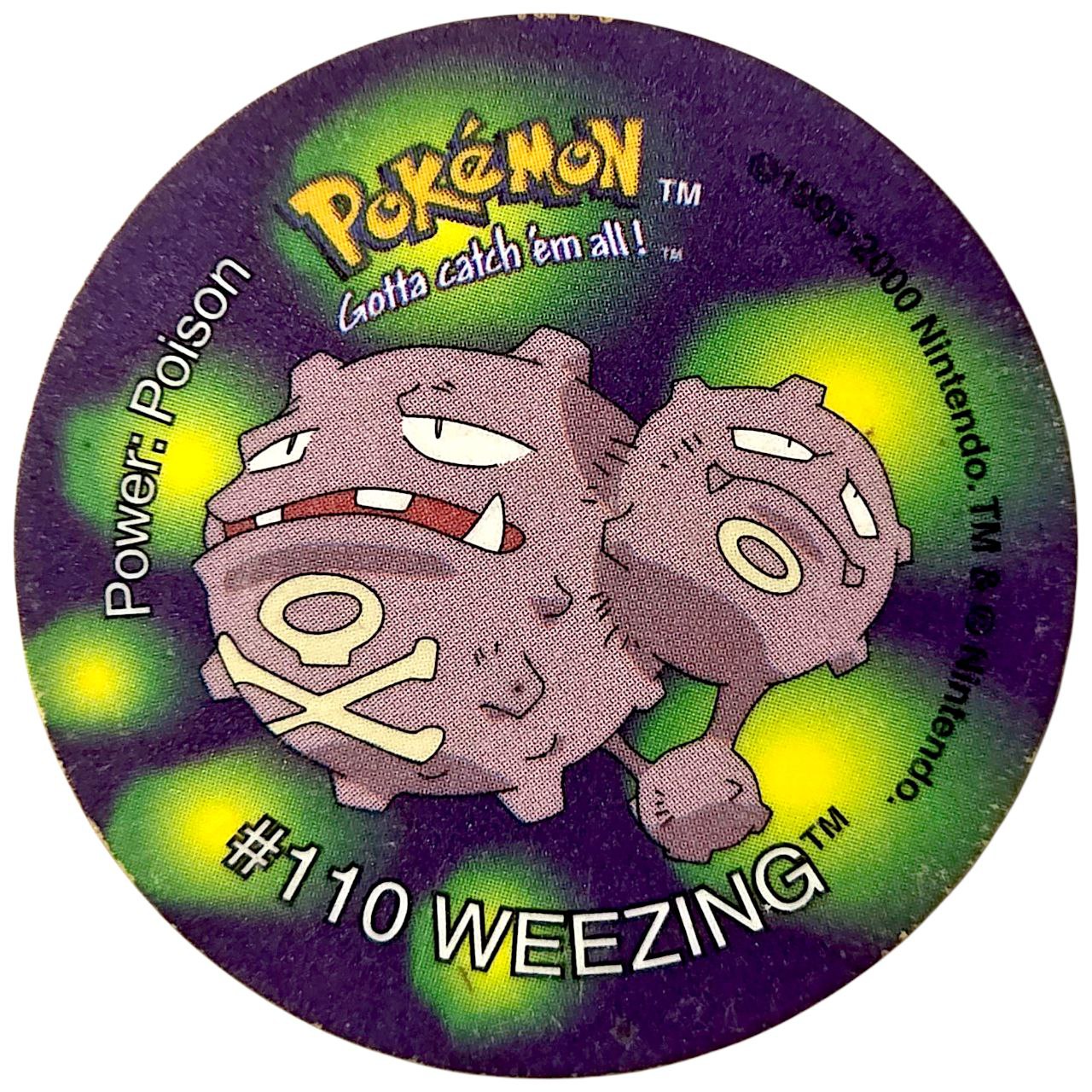 Tazo 2, #69 (#110 Weezing), South Africa, 2000
