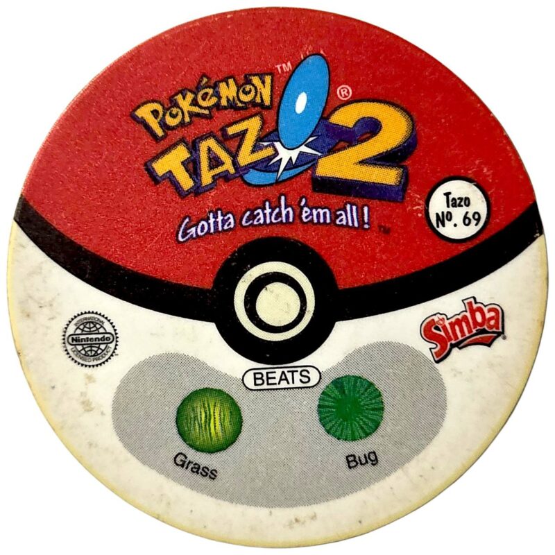 Tazo 2, #69 (#110 Weezing), South Africa, 2000