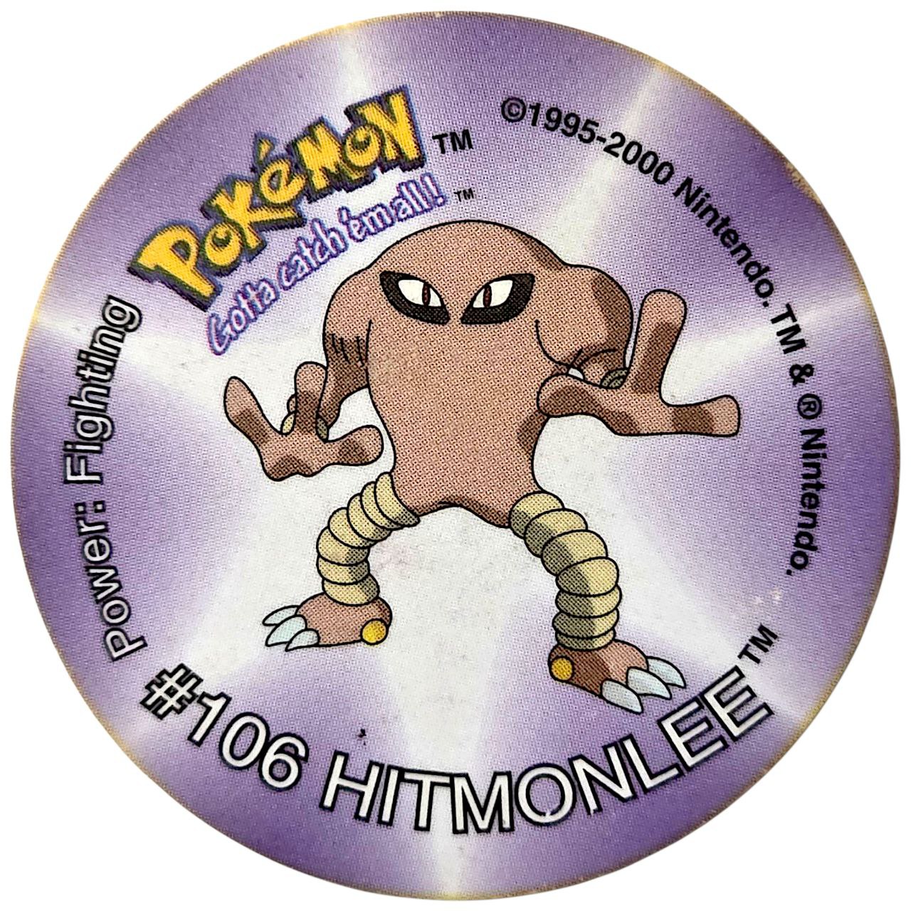 Tazo 2, #71 (#106 Hitmonlee), South Africa, 2000