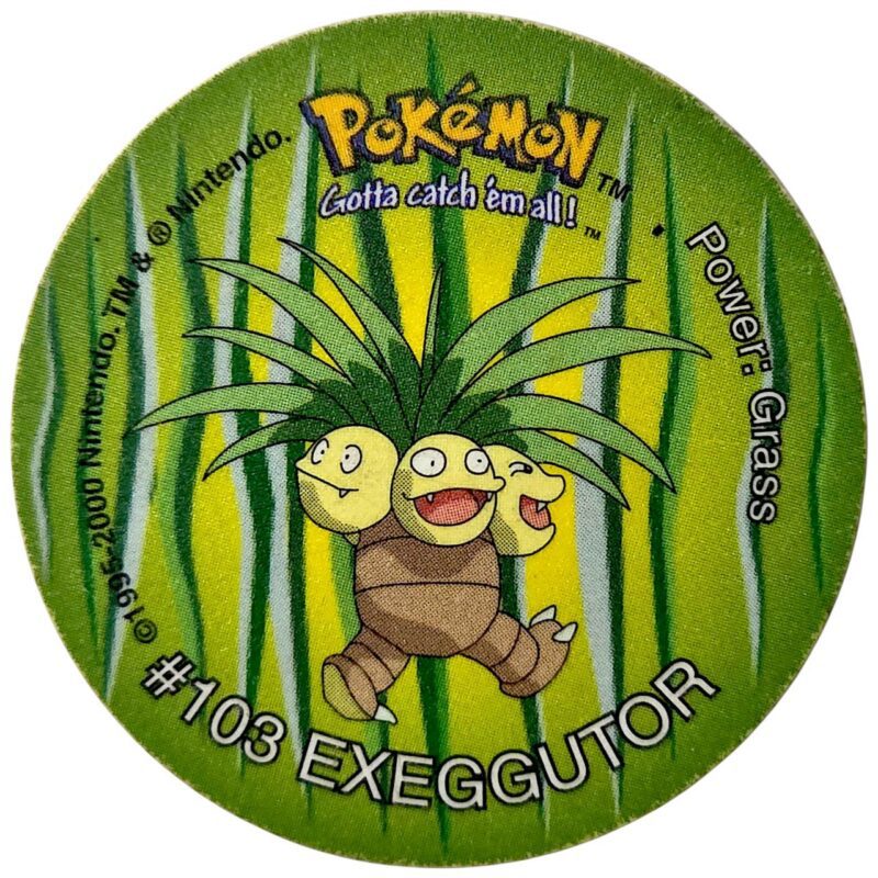 Tazo 2, #72 (#103 Exeggutor), South Africa, 2000