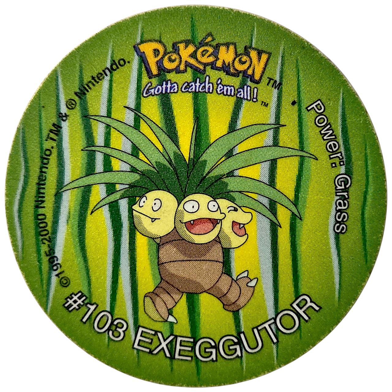 Tazo 2, #72 (#103 Exeggutor), South Africa, 2000