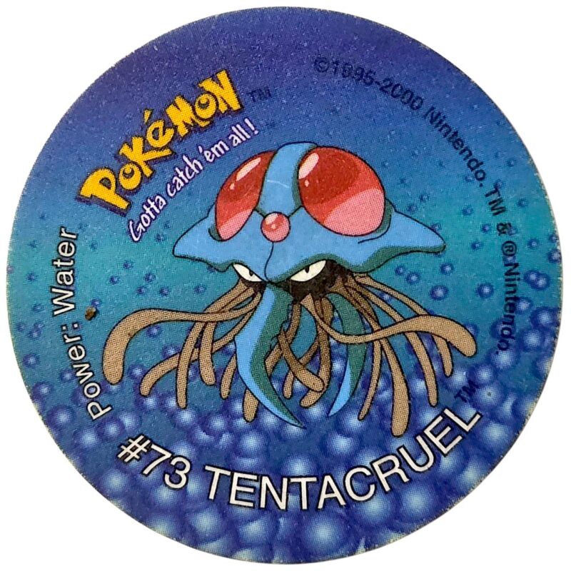 Tazo 2, #77 (#73 Tentacruel), South Africa, 2000