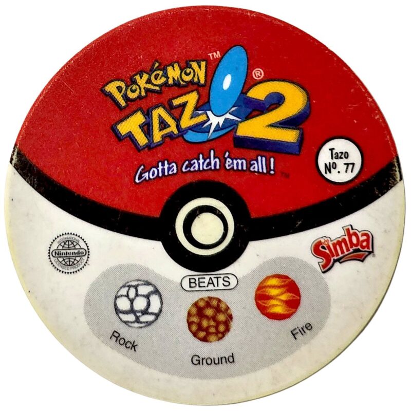 Tazo 2, #77 (#73 Tentacruel), South Africa, 2000