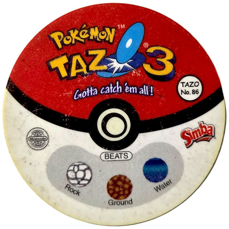 Tazo 3, #86 (#02 Ivysaur), South Africa, 2001