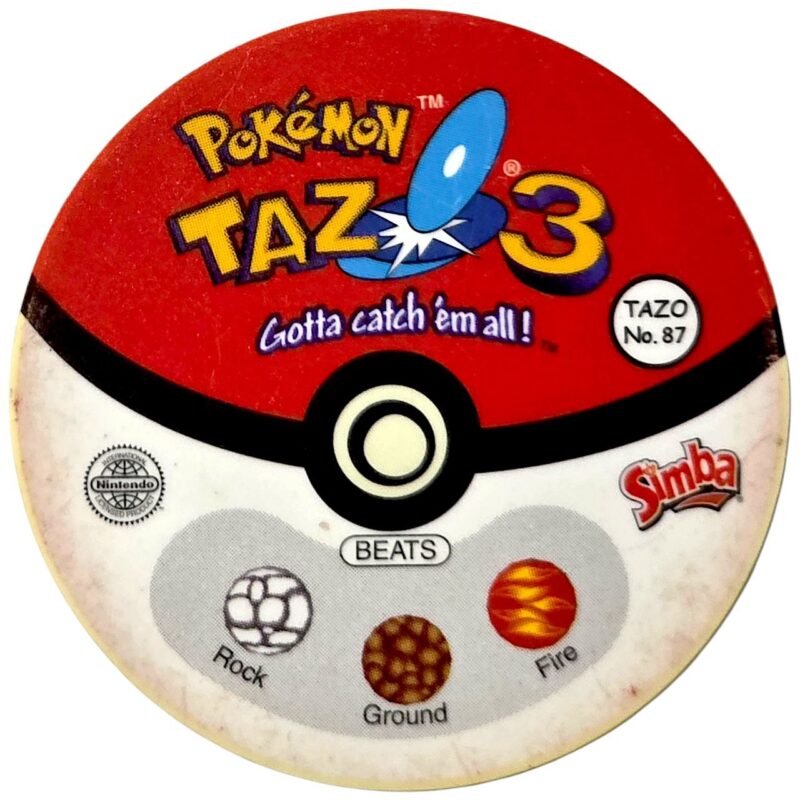 Tazo 3, #87 (#08 Wartortle), South Africa, 2001