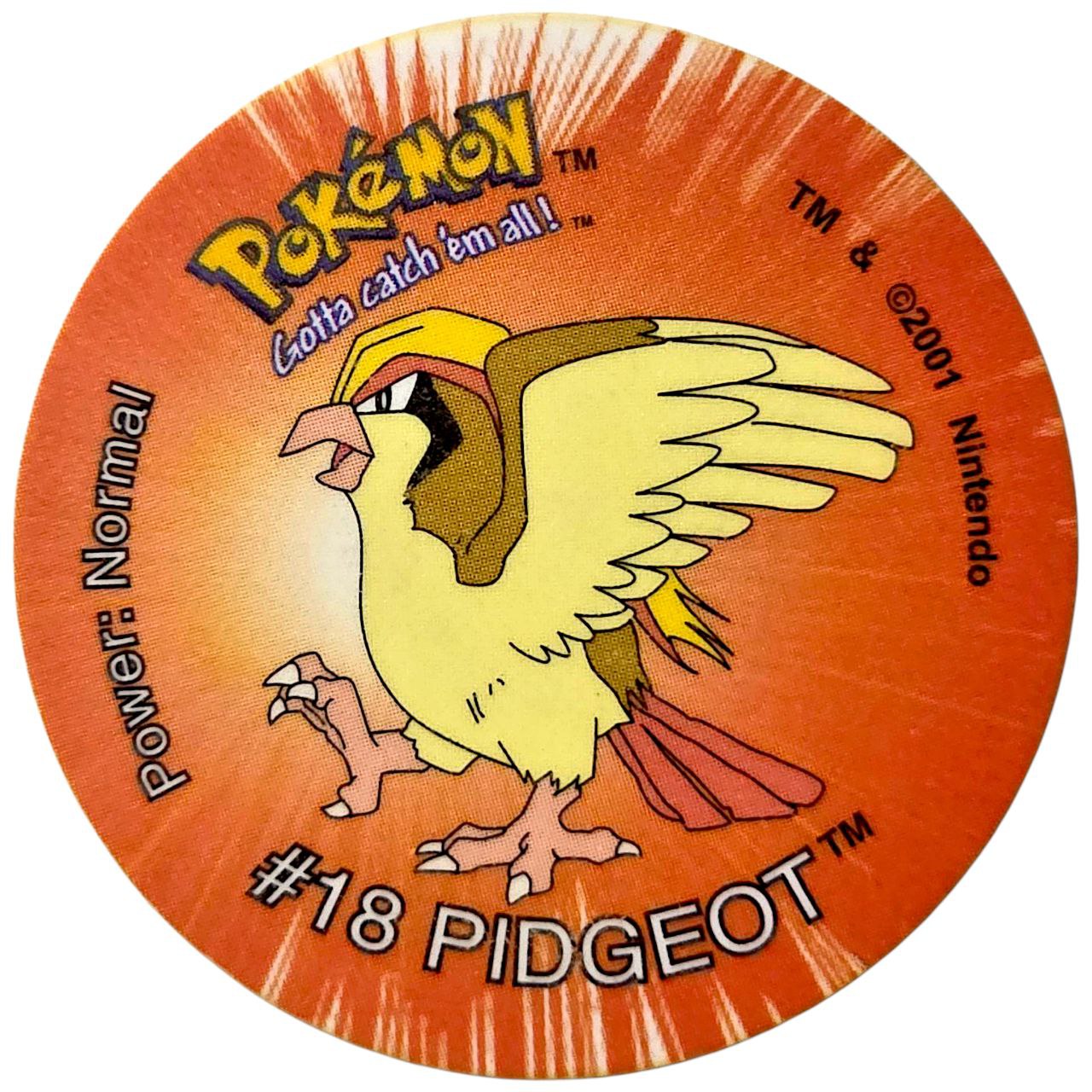 Tazo 3, #92 (#18 Pidgeot), South Africa, 2001