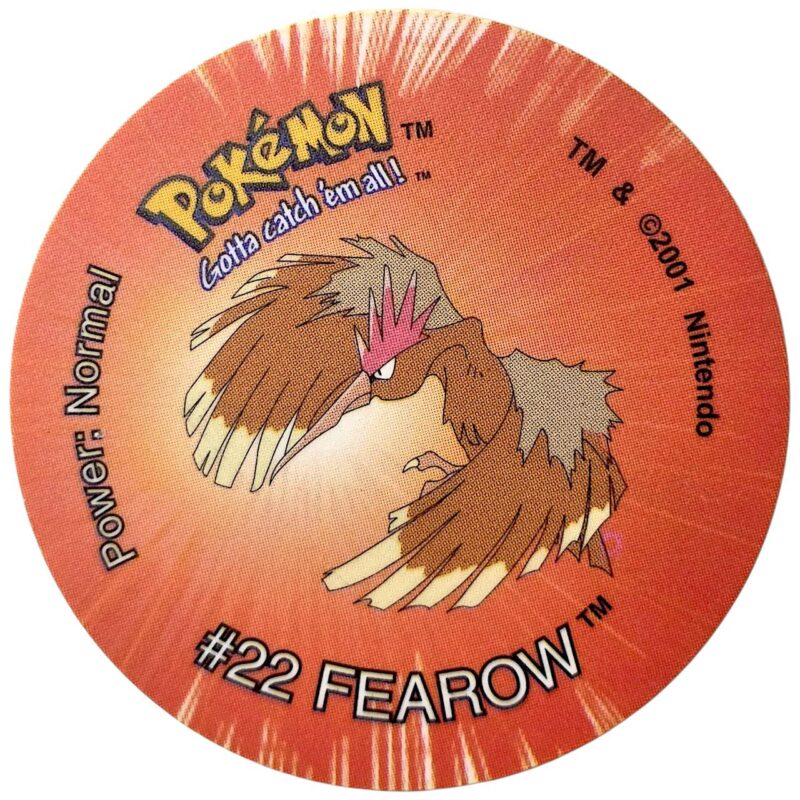 Tazo 3, #94 (#22 Fearow), South Africa, 2001