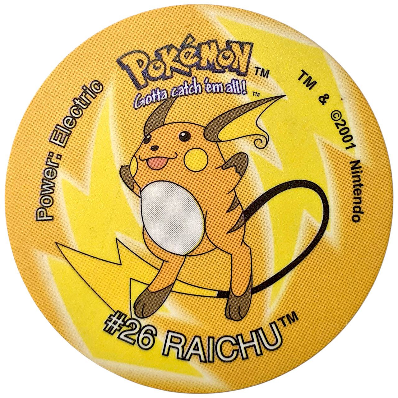 Tazo 3, #96 (#26 Raichu), South Africa, 2001